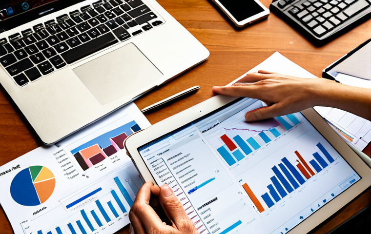 **Image Prompt:** A cluttered desk overflowing with documents and charts. A hand reaches out to a clean, organized tablet displaying a clear data visualization. The scene represents the transition from data overload to insightful clarity through focused analysis.